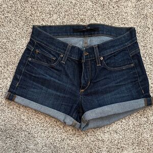 Joes Dark Wash Denim Cuffed Women's Shorts - 25
